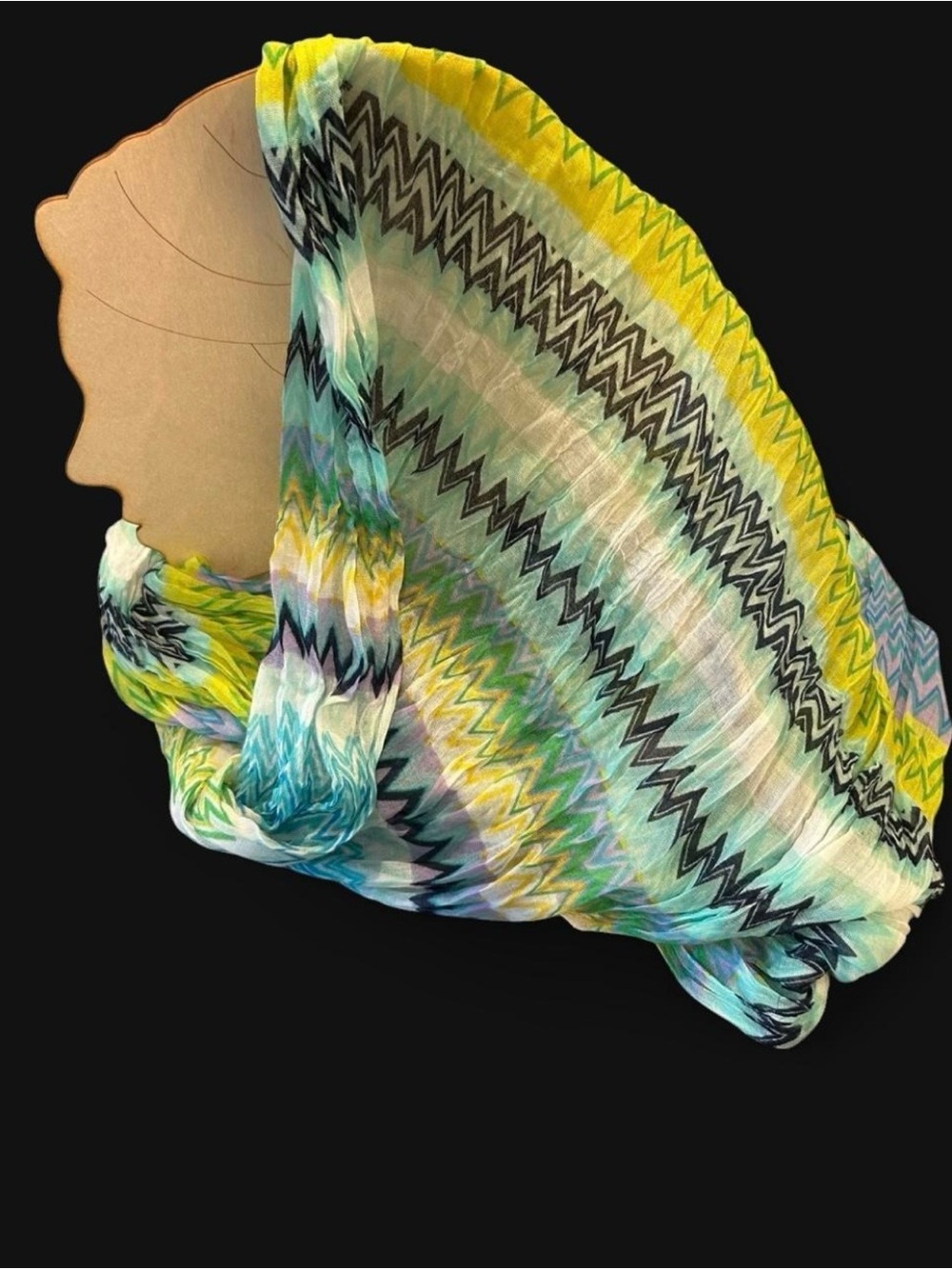 Colorful Chevron Infinity Scarf